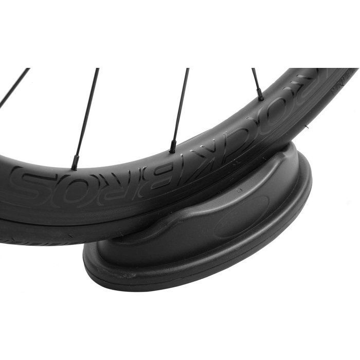 Support de roue avant, bloc de rehausseur, accessoires pour home trainer, support de roue avant pour vélos, noir, 23 x 12 x 6 cm
