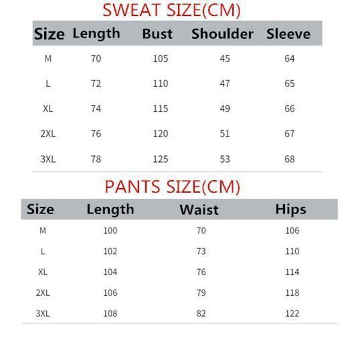 2021 New Men's Long Sleeve Tracksuit Set Jogging Sport Casual Clothing Hoodie and Pants Blue