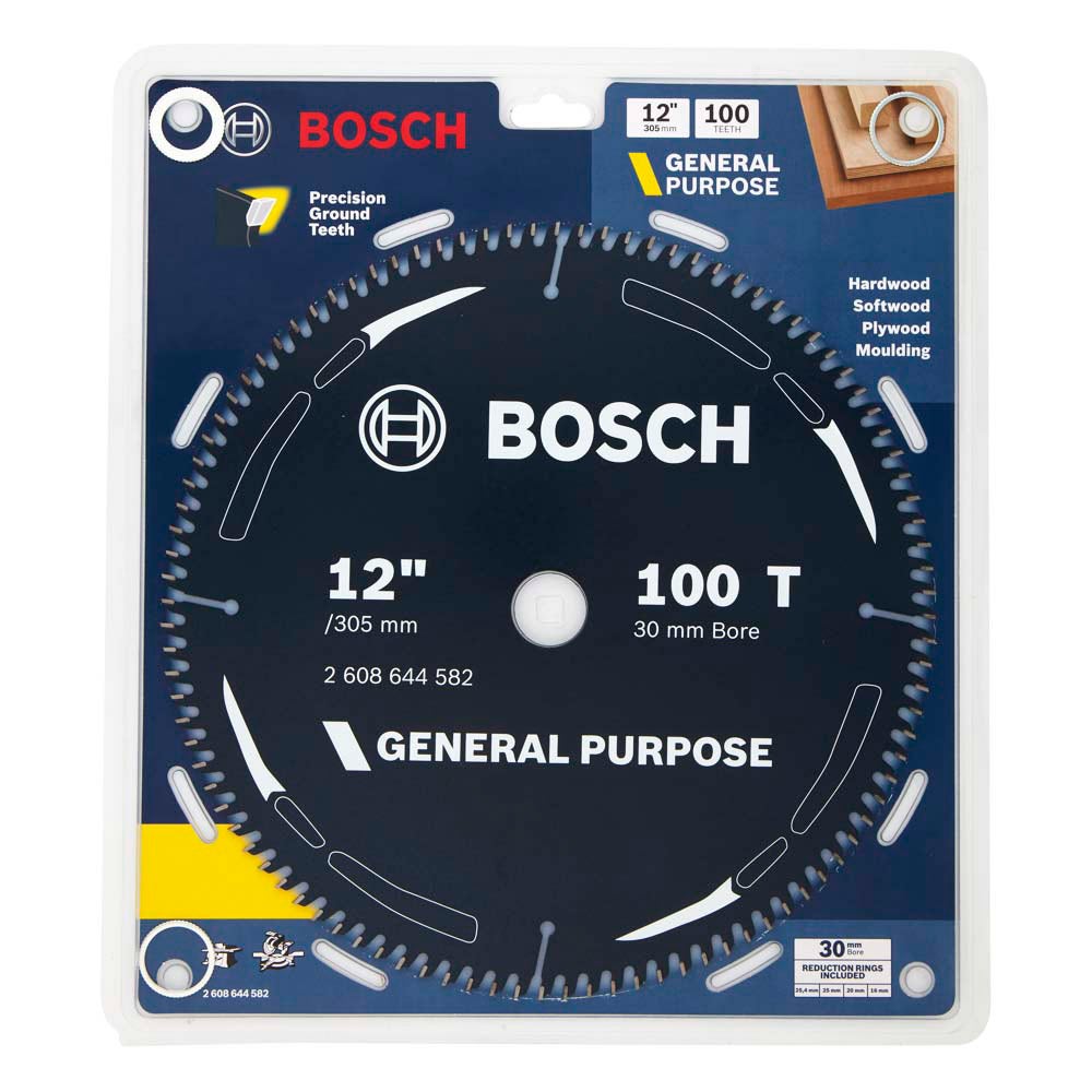 BOSCH 305 mm 100T TCT treskjæreskive - GENERAL PURPURPUS