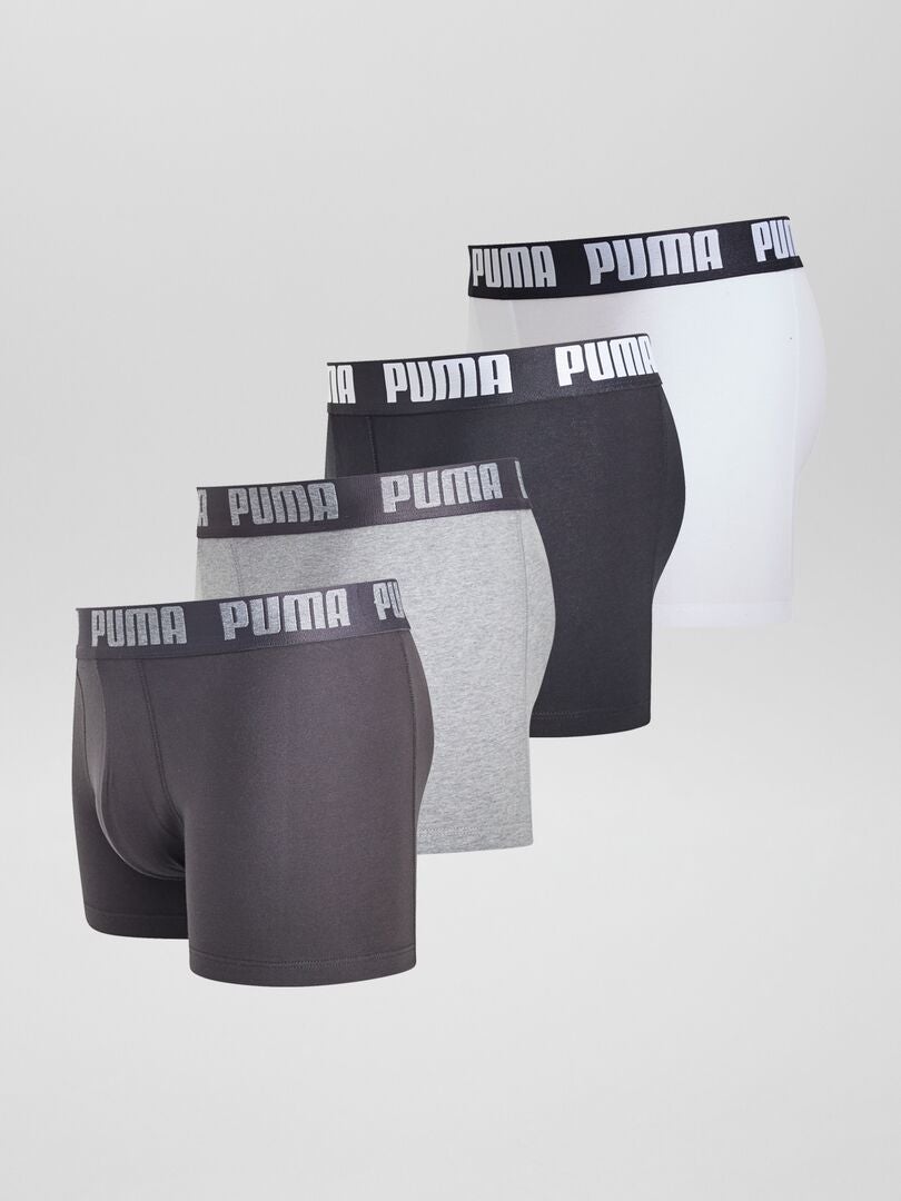 Bokserki „Puma” – zestaw 4 sztuk – BIAŁE