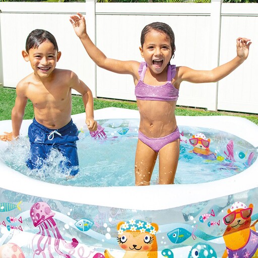 Piscine gonflable hexagonale Intex 191 x 178 x 61 cm - 510 L
