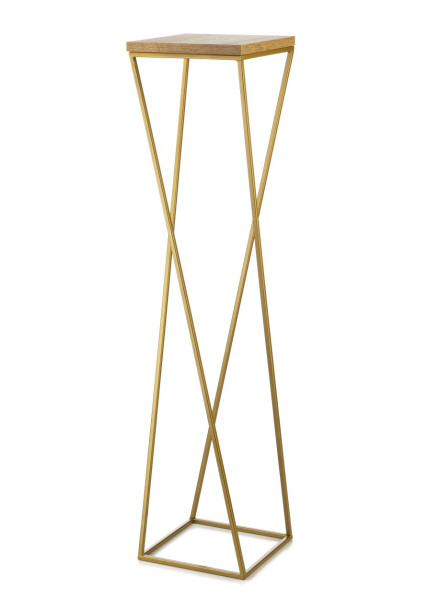 Kwietnik stojak 100 cm złoty metal GLAMOUR