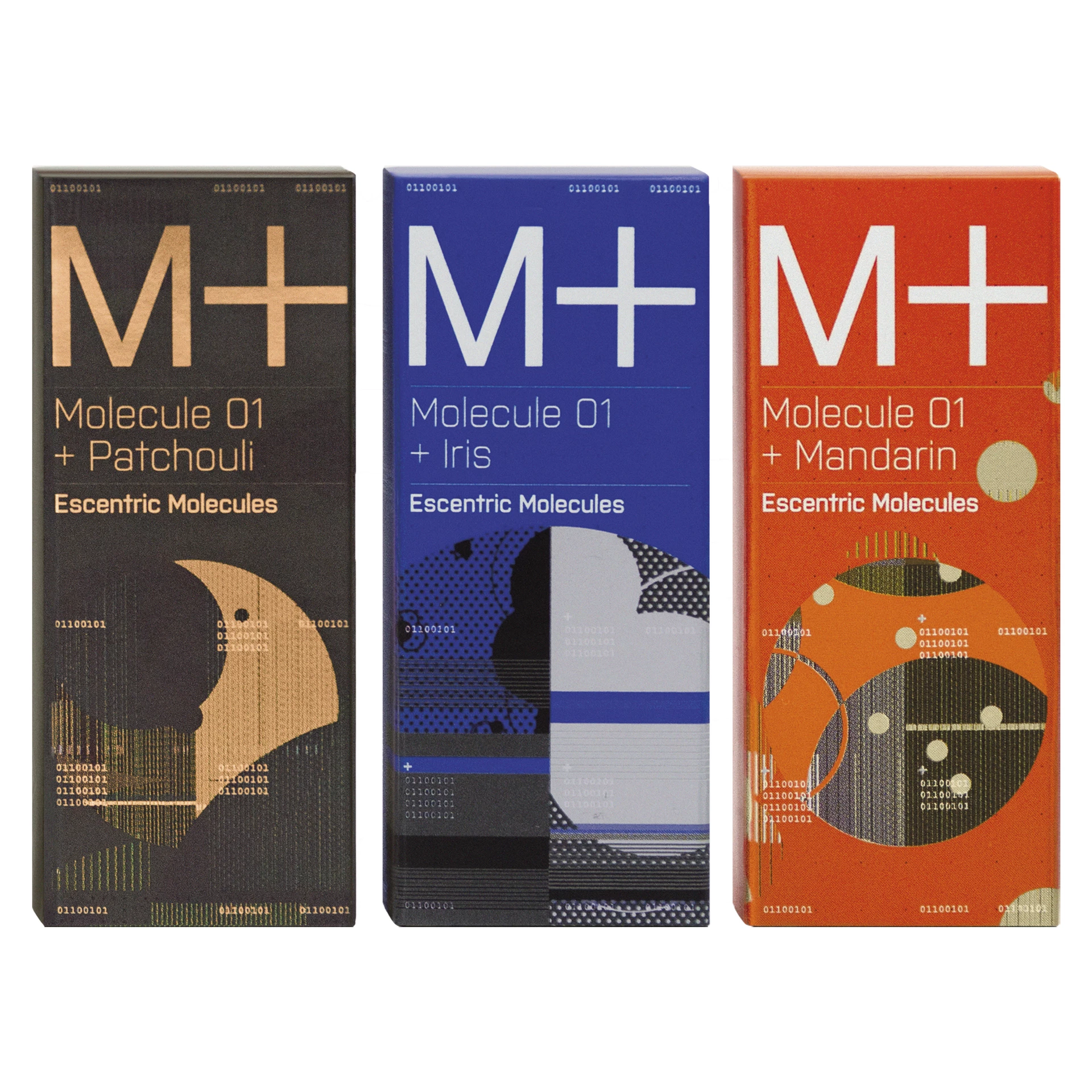 M+ Set za otkrivanje pačulija i perunike, mandarine - Escentric Molecules