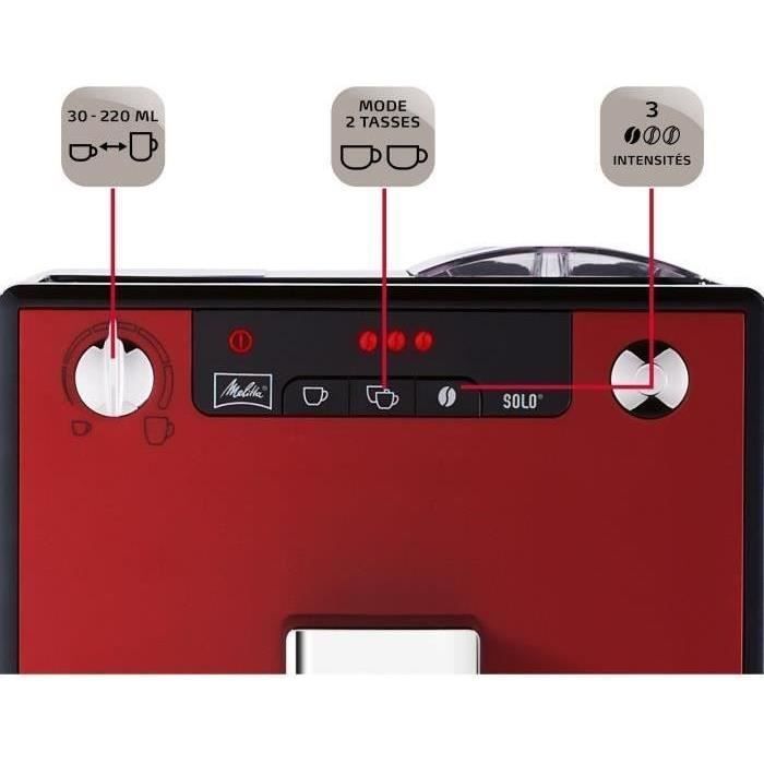 MELITTA Solo Bean-to-Cup Coffee Machine - Chili Red