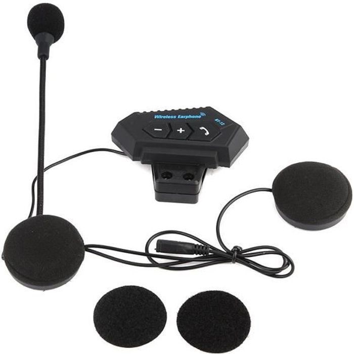 Casco de moto - Qii lu - Bluetooth 4.1 - Manos libres - 180 g