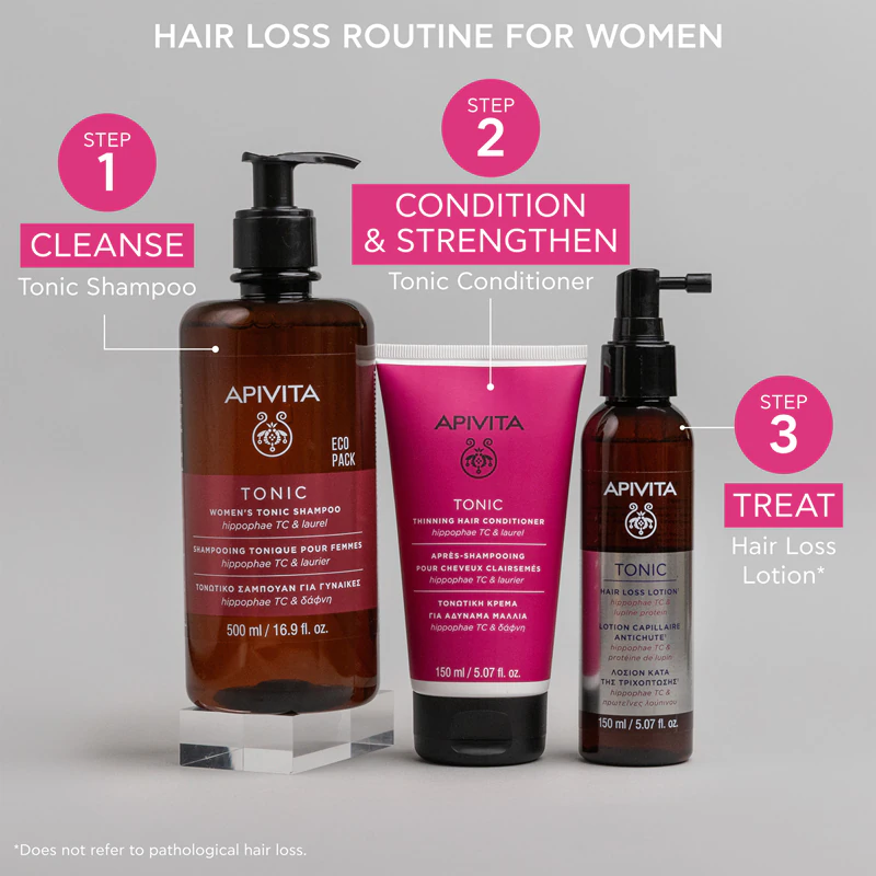 Apivita Tonic Shampoo Tônico Feminino contra a queda de cabelo