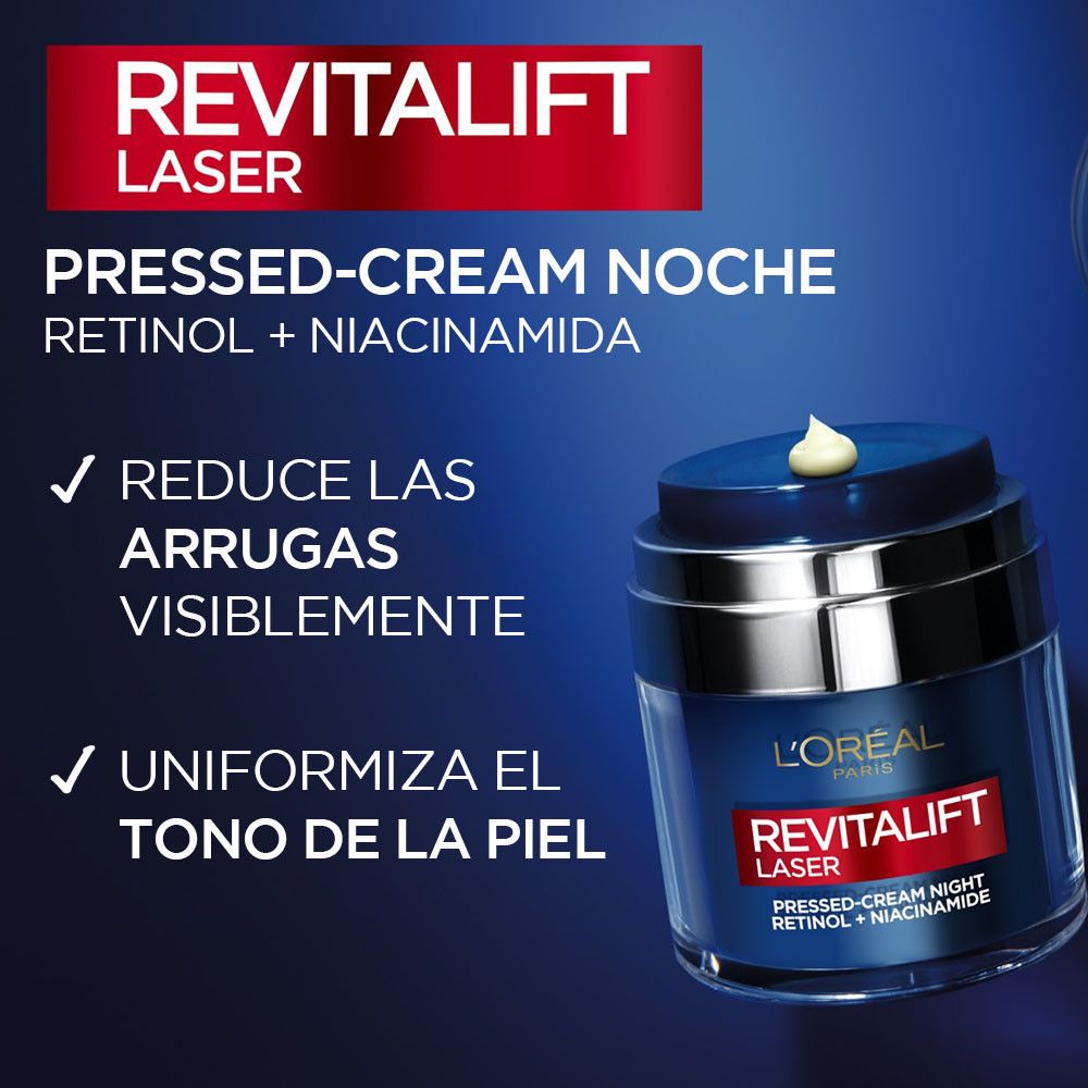 „Revitalift Laser“ naktinis kremas su retinoliu ir niacinamidu Raukšles ir senėjimą stabdantys kremai