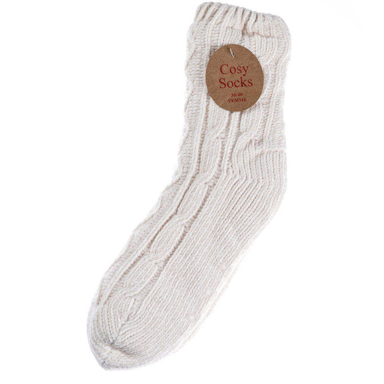 Calzini beige da donna