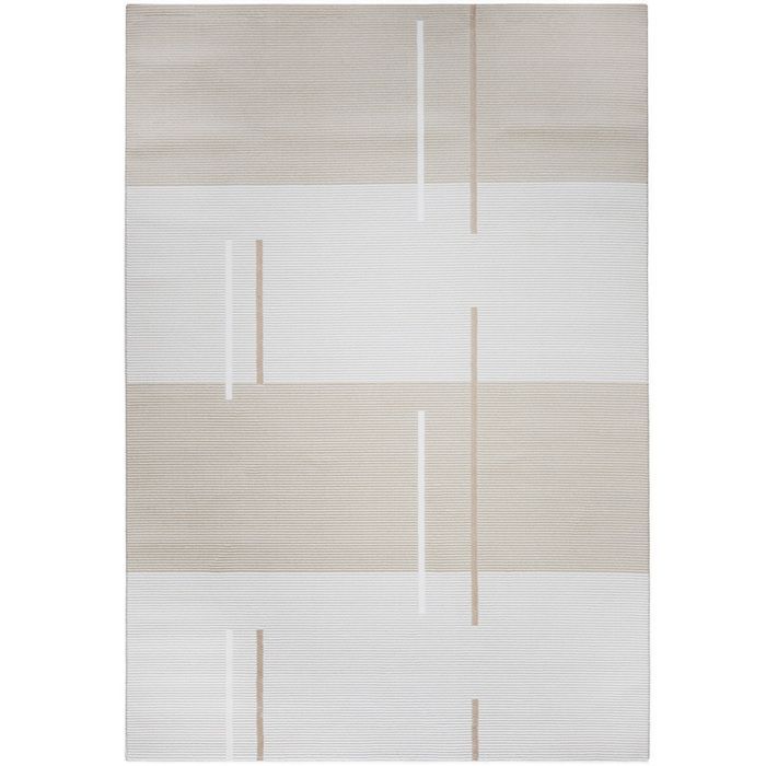 Alfombra grande de diseño contemporáneo y moderno - Beige (290x200 cm) - Yira Beige