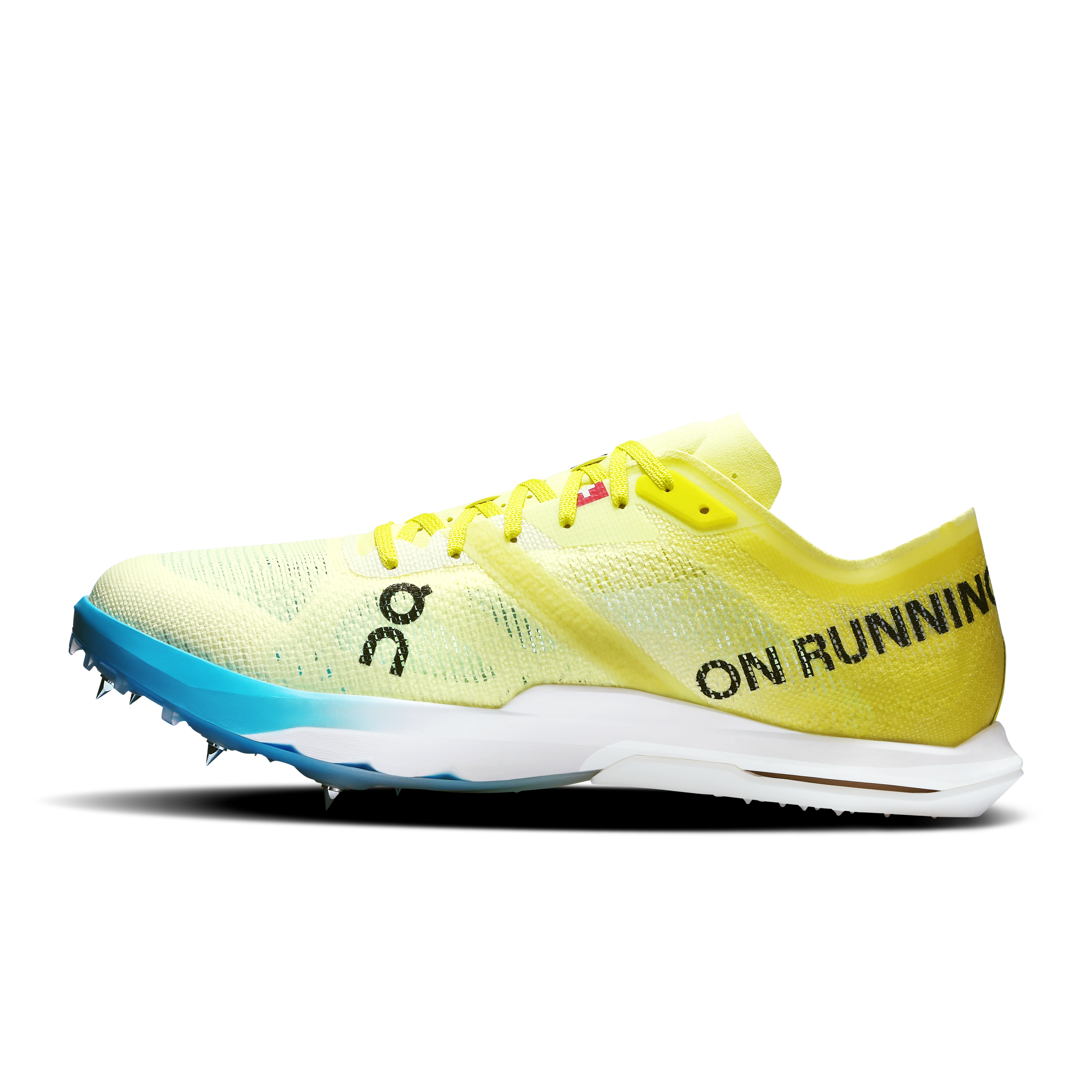 On Chaussures Cloudspike Citius 2 Limelight pour homme | Blanches