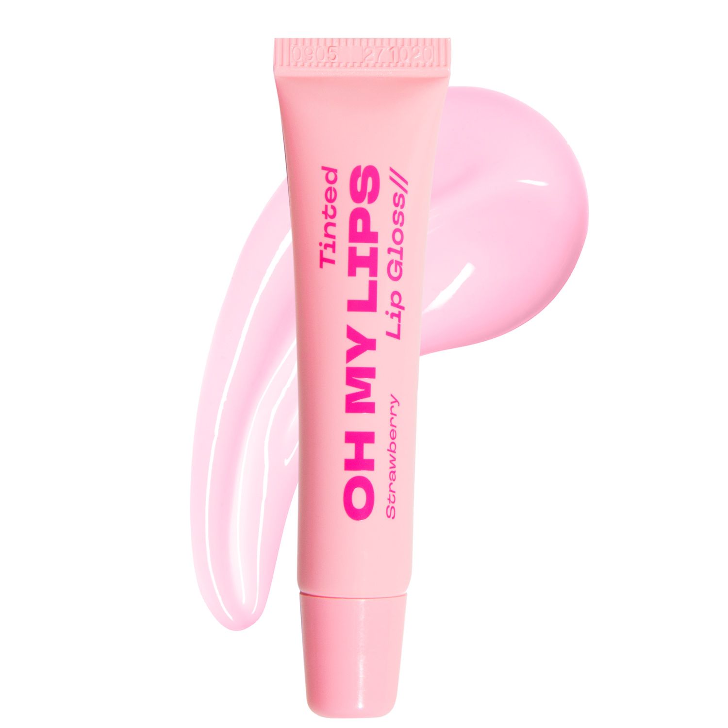 „Oh My Lips“ tonuotas lūpų blizgis „Braškių“ Lūpų blizgiai ir lūpų blizgiai