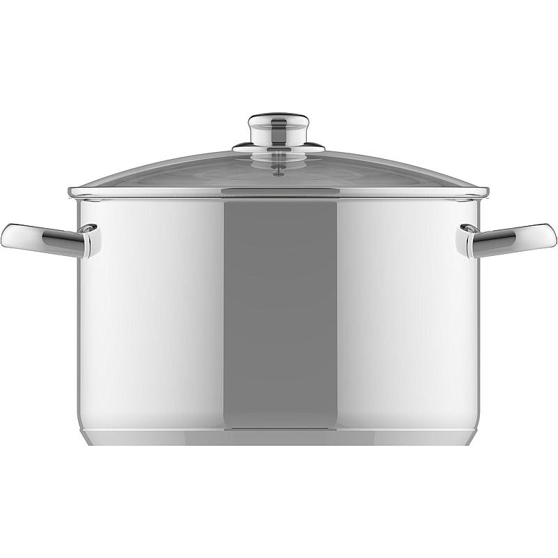 Cuisine Selected Gryde 10 L Stål med glaslåg