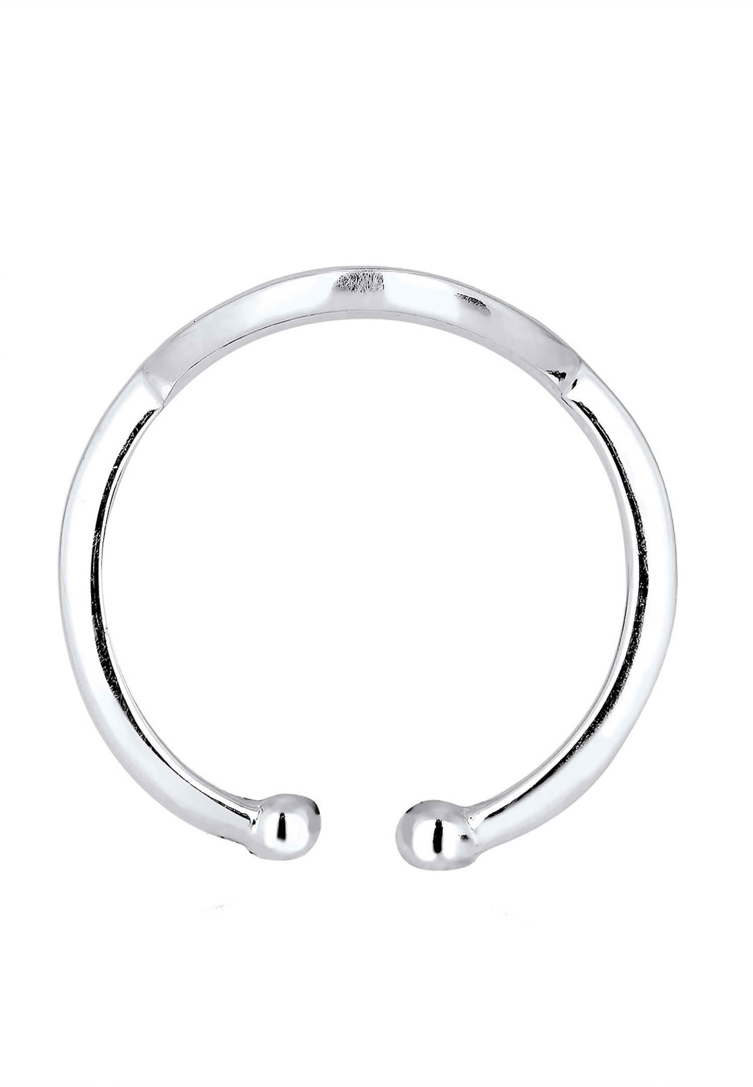 Elli Ornament Rond Boho Bague Femme - (925/1000) Argent