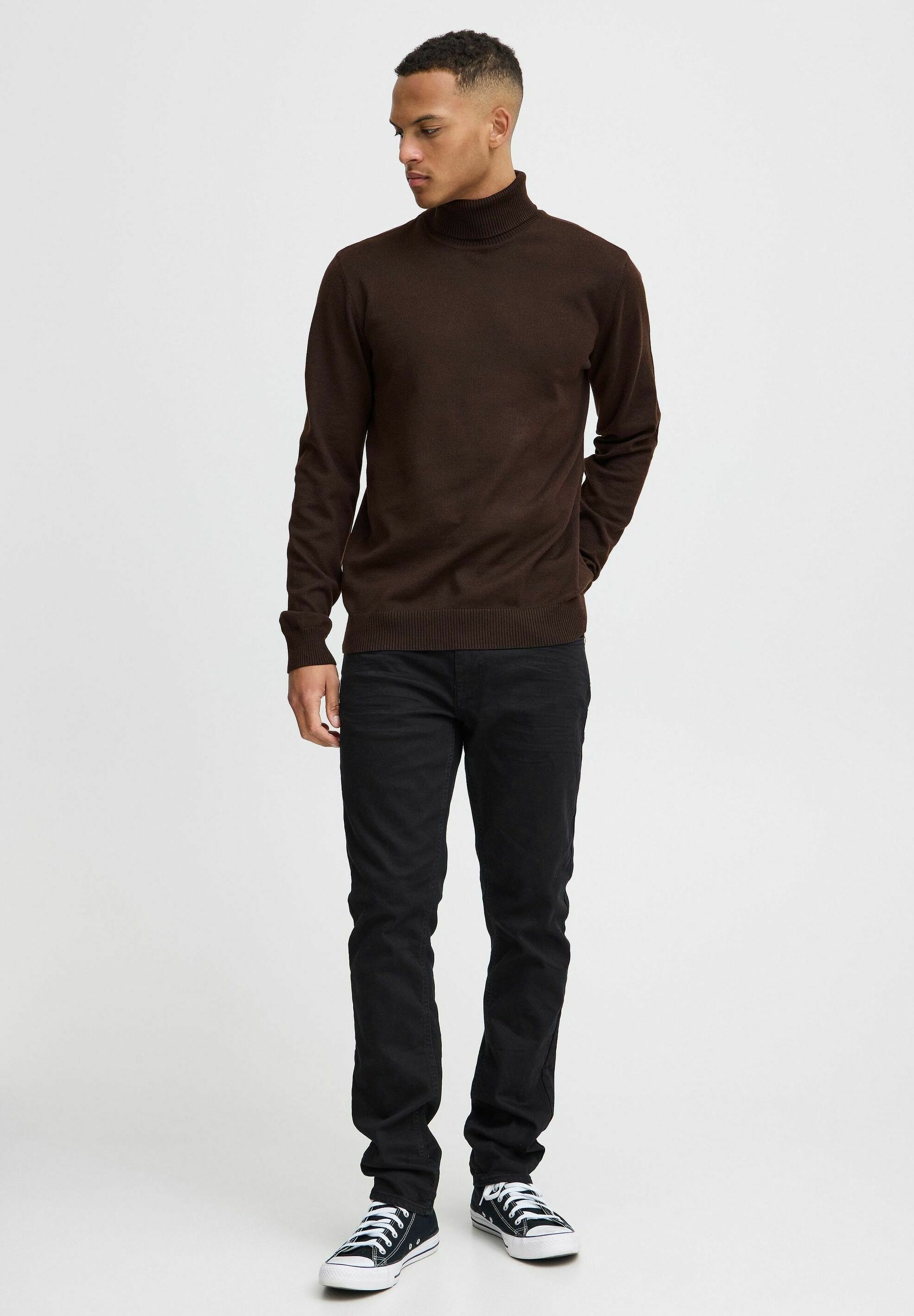 Maglione a collo alto Blend BHBRUTON - color caffè cicoria