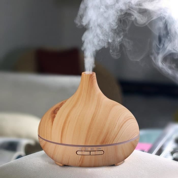 Difusor de aromaterapia de aceites esenciales de 300 ml - Humidificador ultrasónico portátil, difusor de aroma de niebla fría - Difusor de fragancias -...