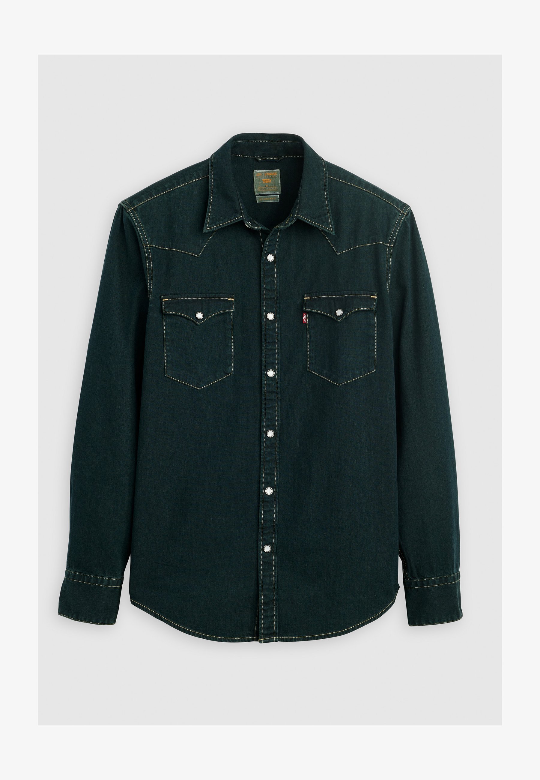 Levi's® BARSTOW WESTERN STANDARD - Hemd - wunderschönes Aschblau-Schwarz