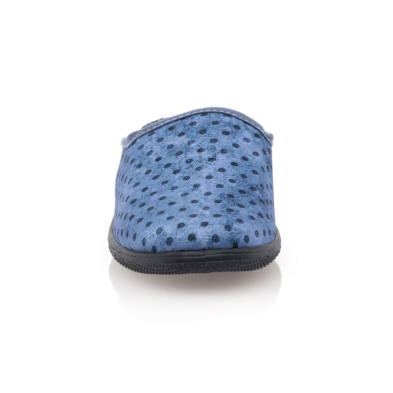 Blaue Damenpantoffeln