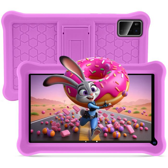 Tablet per bambini da 7 pollici, Android 11, 64 GB di ROM, schermo IPS HD 1280*800, controlli parentali, certificato Google Play Store.