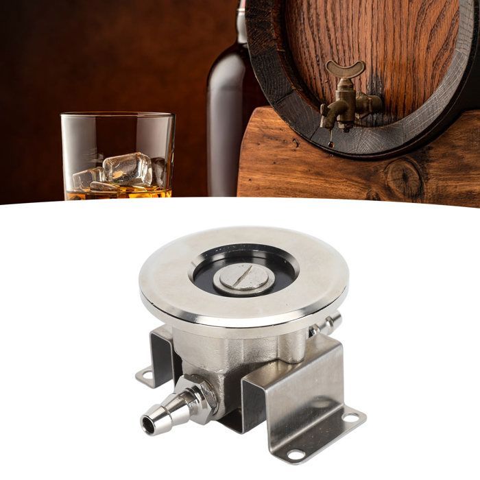 Adaptador de limpieza para barriles de cerveza OMABETA, adaptador de limpieza para barriles de cerveza, juego de herramientas de acero inoxidable