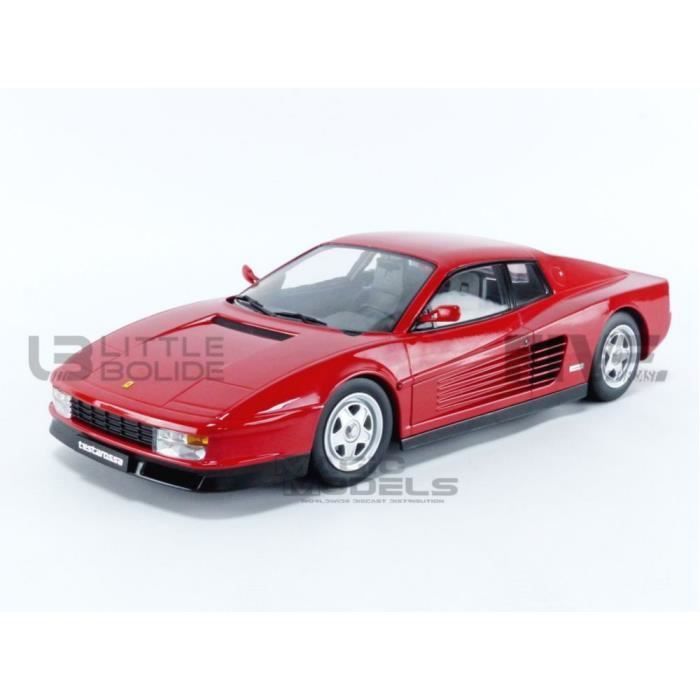 Voiture miniature de collection - Ferrari Testarossa (1986) - Échelle 1/18 - Rouge - KK Scale Models
