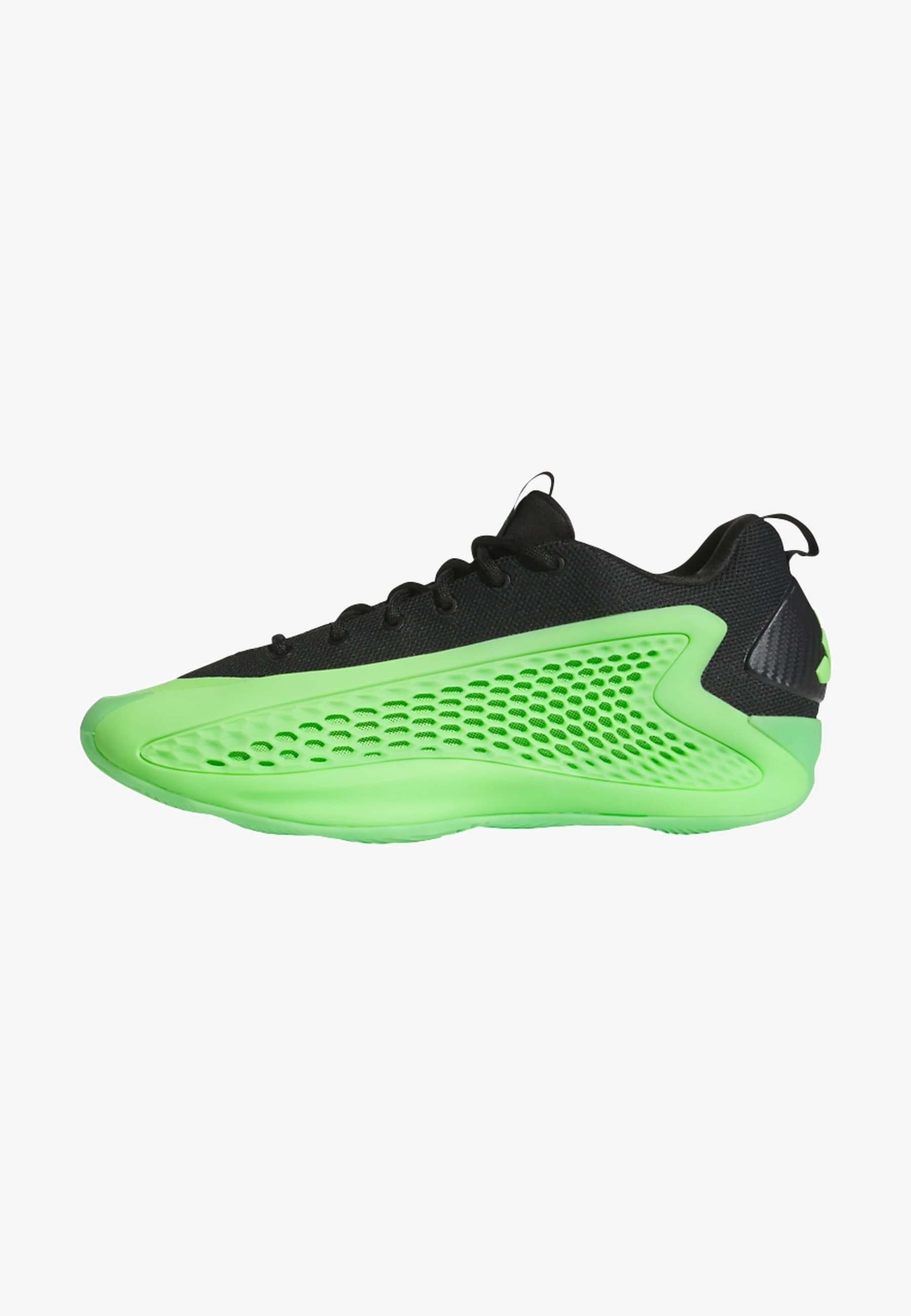 adidas Performance ANTHONY EDWARDS 1 LOW - Scarpe da basket - lucid lime aurora ink core black