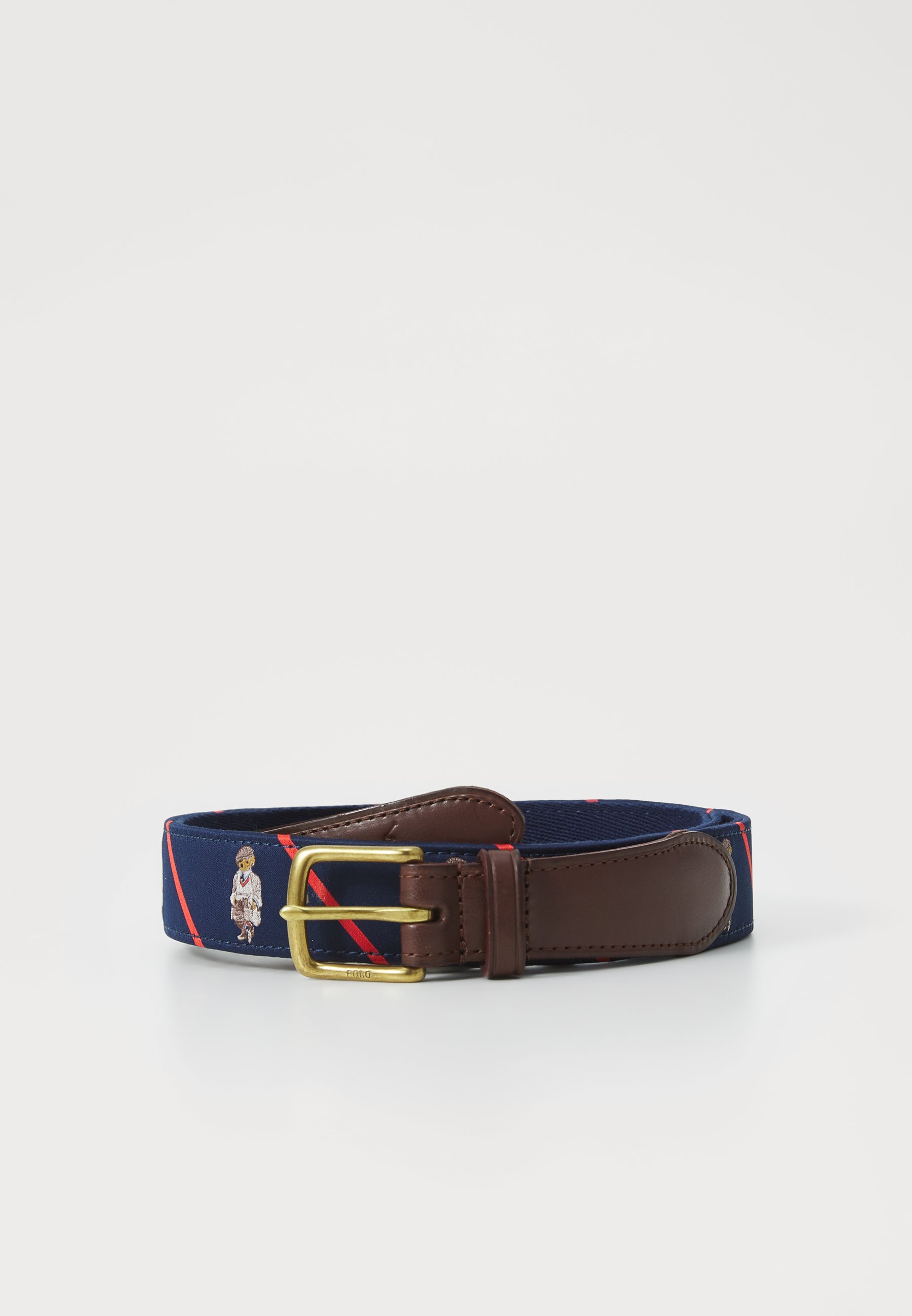 Polo Ralph Lauren BEAR BELT MEDIUM - Belte - navy multi-coloured