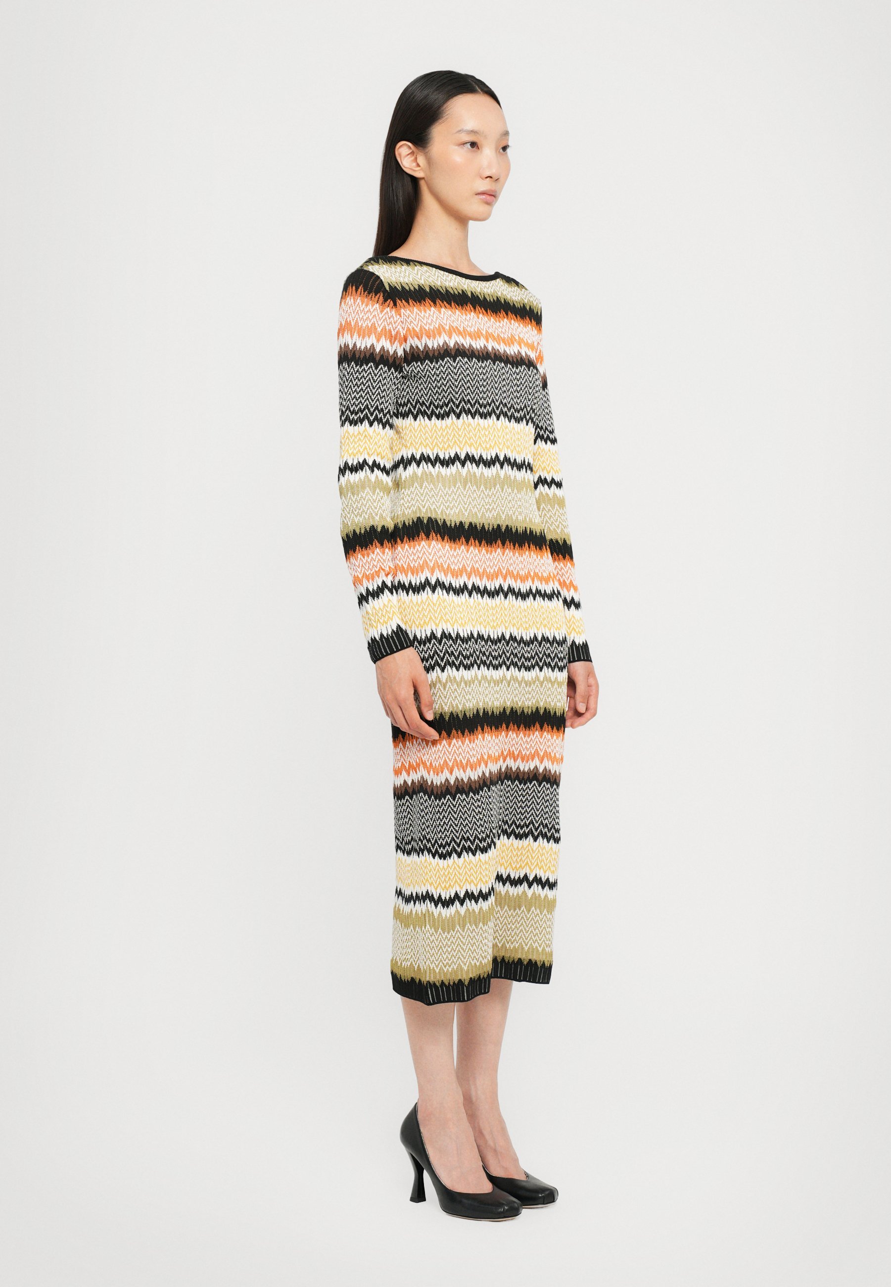 Robe longue Missoni - Robe pull - multicolore