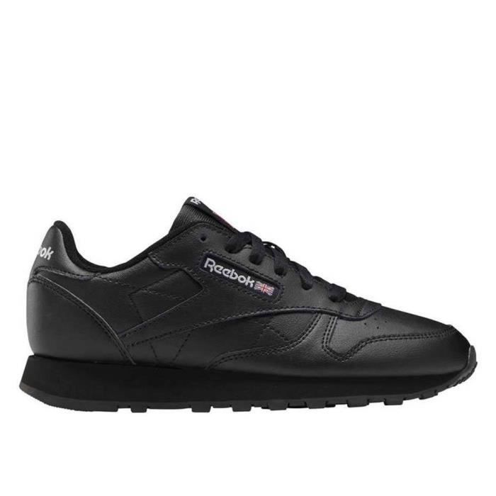 Chaussures de sport - REEBOK - Classic - Noir - Mixte/Enfant - Lacets - Synthétique