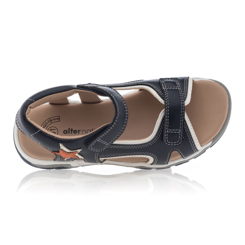 Blauwe jongenssandalen / open teenschoenen