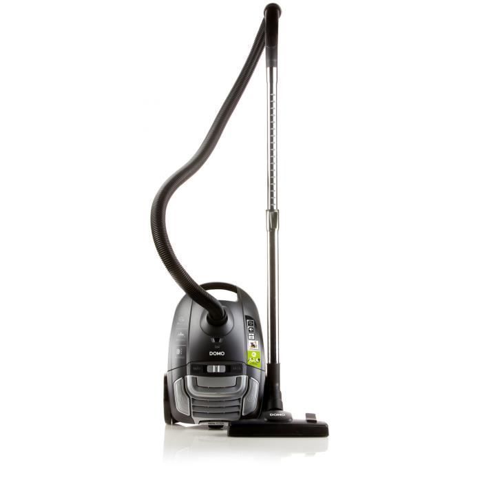 Aspiradora cilíndrica con bolsa DOMO DO7285S - 700 W - 69 dB - A - Gris