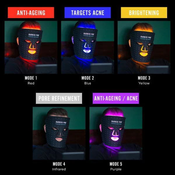 Maschera viso Barber Pro Photon LED | Pelle | Superdrug