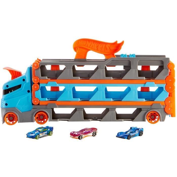 Hot Wheels - Super transporteur extensible - Circuit / Petite voiture - Dès 4 ans GVG37