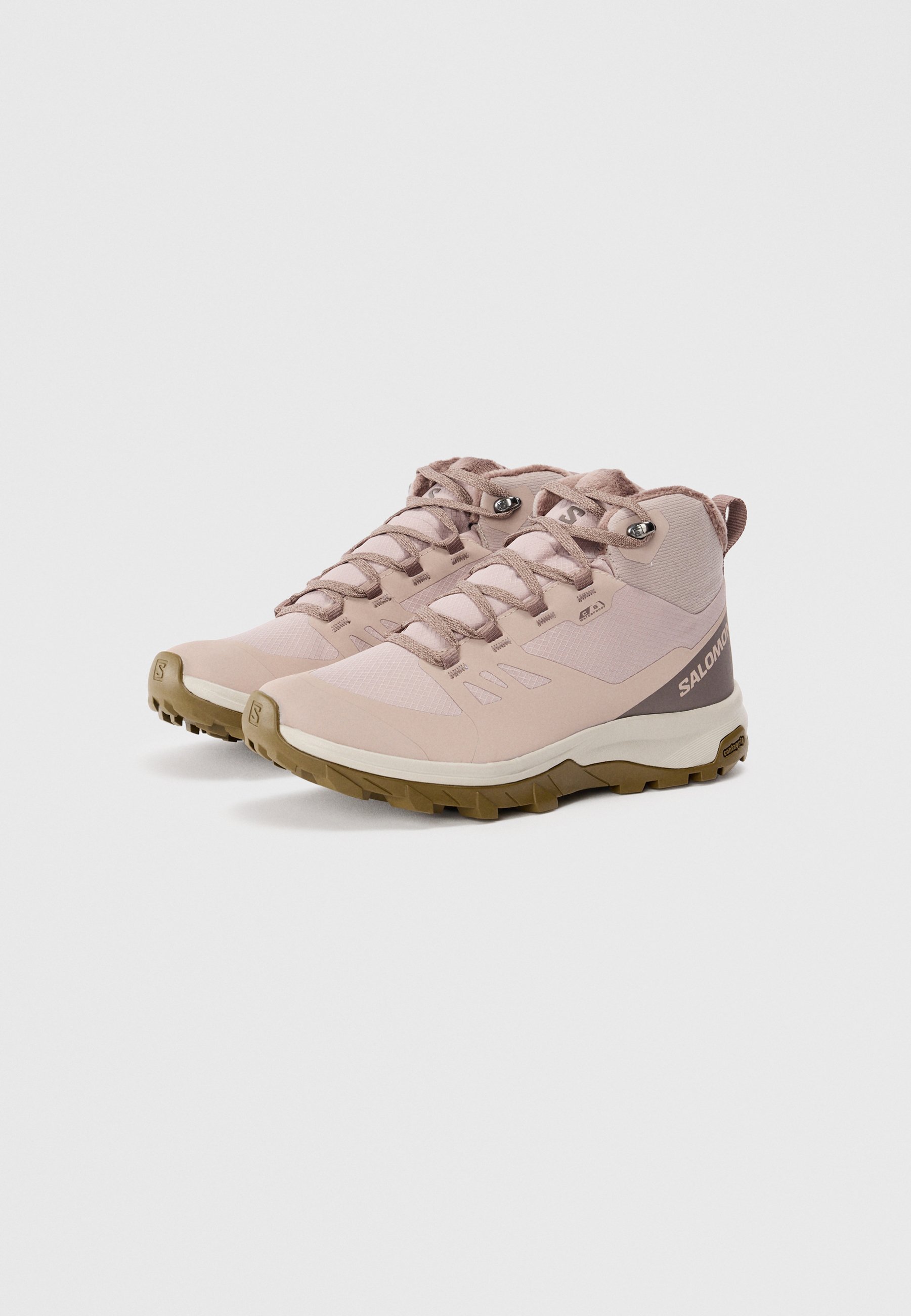 Salomon OUTSNAP - Scarponi da trekking - etherea color ferro