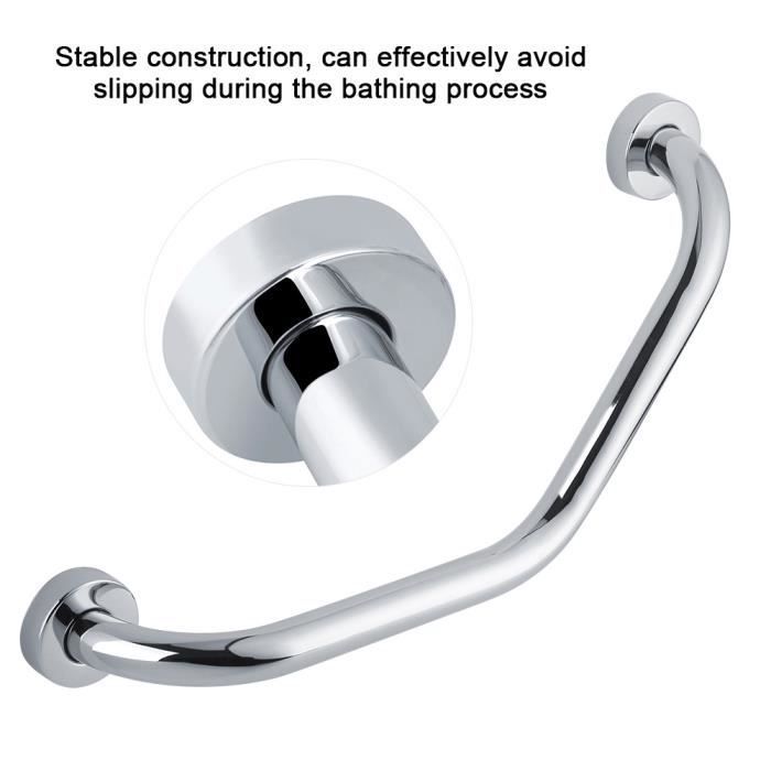 Épaissir la salle de bains en acier inoxydable Baignoire Barre d'appui de sécurité pour les toilettes de douche-MOO