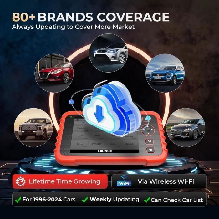 OBD2-scanner - LAUNCH - CRP129X V2.0 - Meertalig - 5
