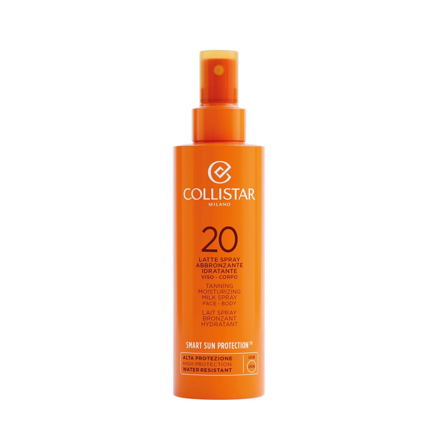 Abbronzatura Latte Spray Abbronzante Idratante SPF20 - Latte solare corpo media prot., Solare viso media prot.