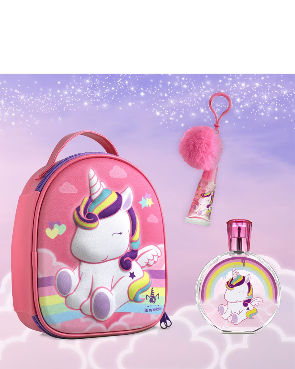 DISNEY Disney Eau my Unicorn Zip Case 3D Eau de toilette 100 ml Lip Gloss