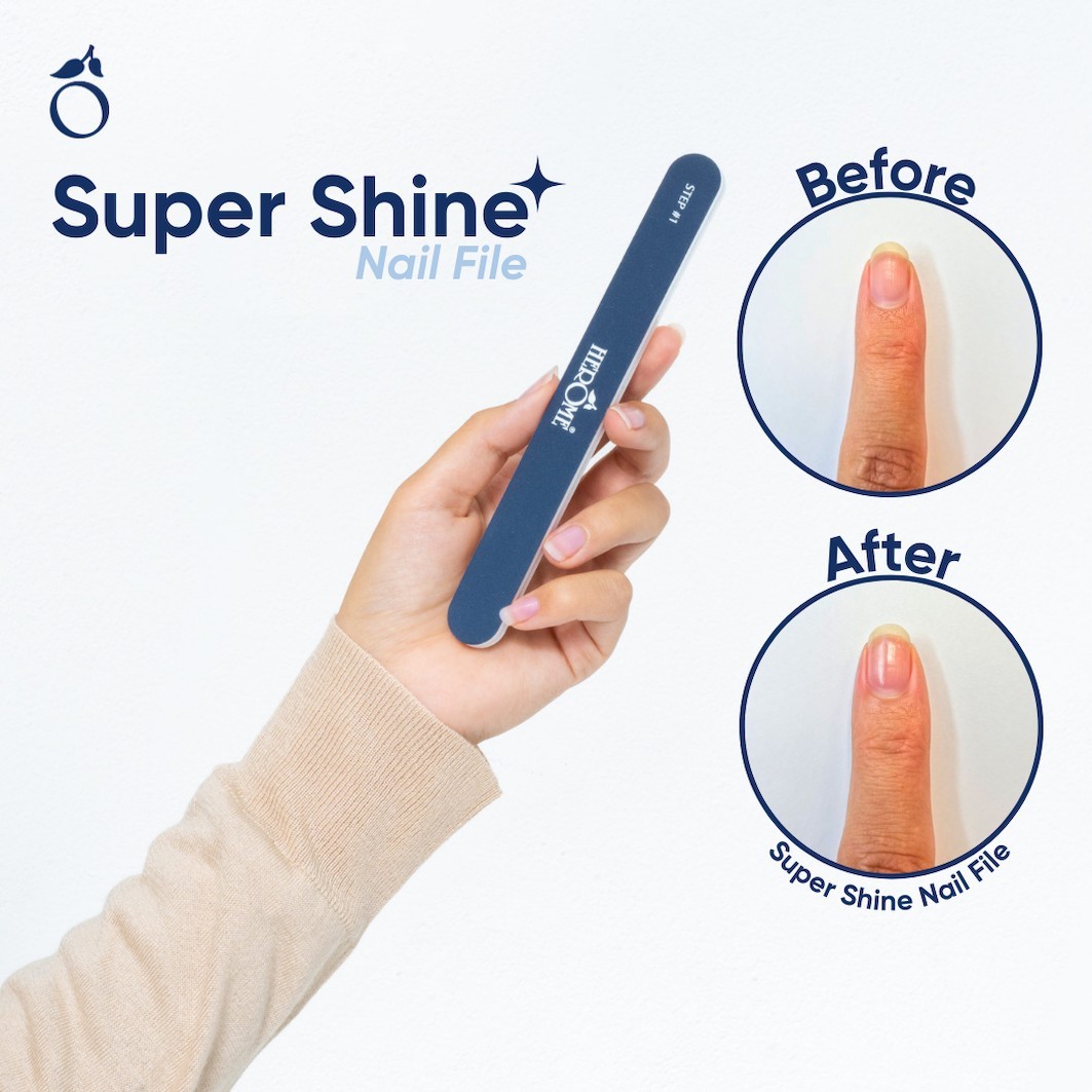 Herome Cosmetics pilica za nohte za nego rok Super Shine - 1 kos