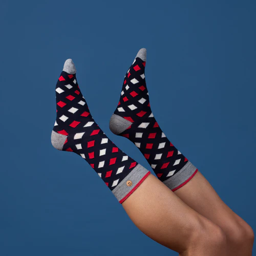 Cabaia Chaussettes Anthony & Kate - Navy bleu marine