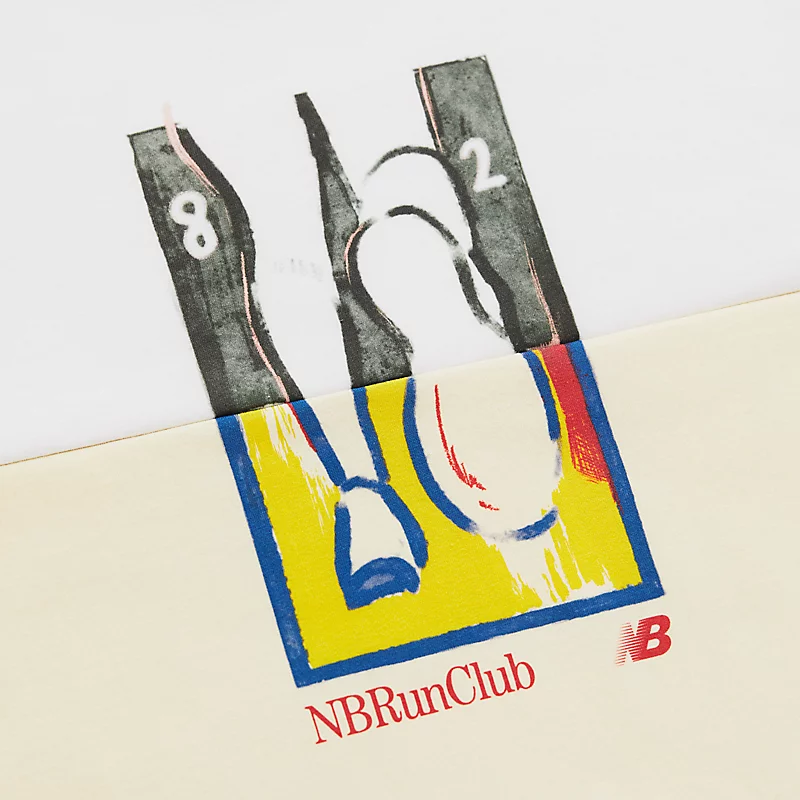 Férfi Run Club póló, MADE in USA 1982 - DAWN GLOW