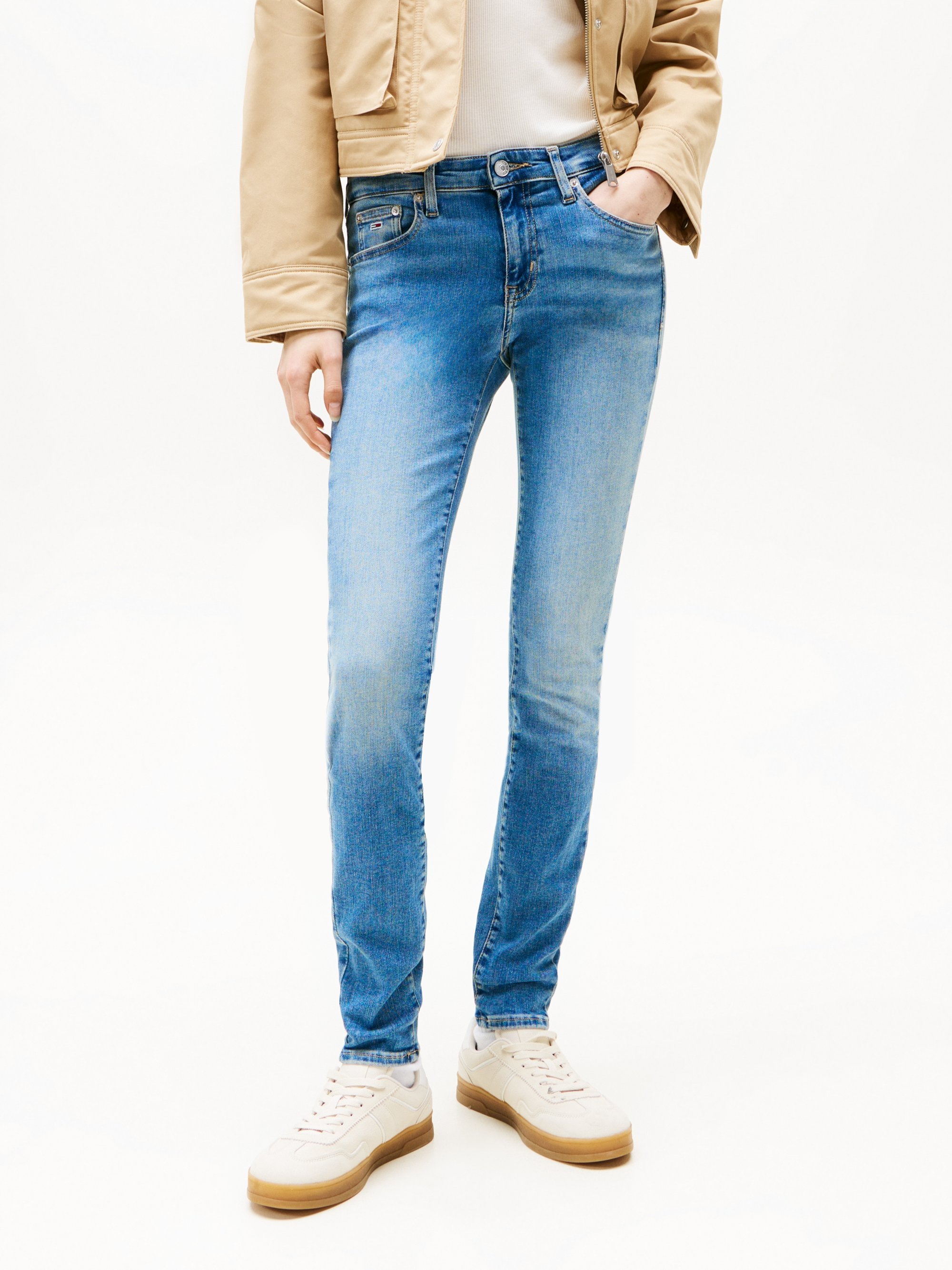 Tommy Jeans SOPHIE - Jeansy Skinny Fit - denim medium