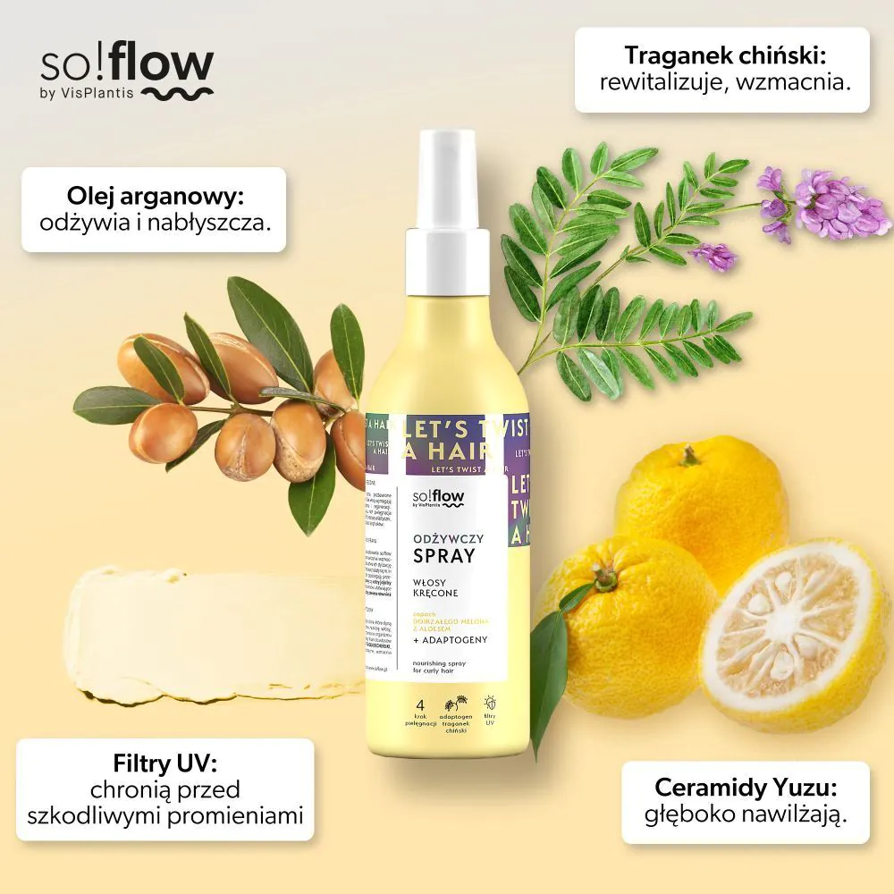 So!Flow Odżywczy Spray do włosów Kręconych