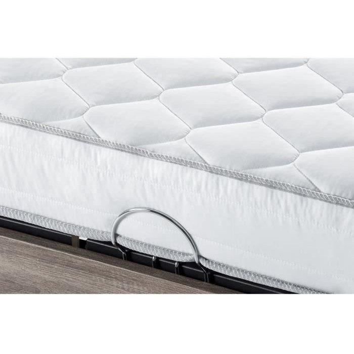 Conjunto de relajación eléctrico COMFORT: colchón + base de cama - 140x200 cm - Espuma - DEKO DREAM Samba