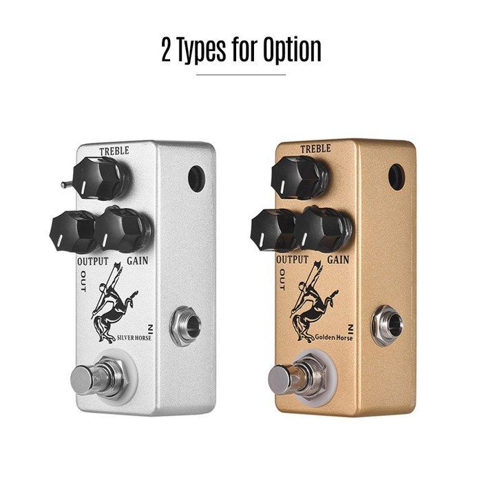 Pédale d'effets pour guitare électrique - RNCYN - Mini classique - Effet surcharge - Pour guitare et basse