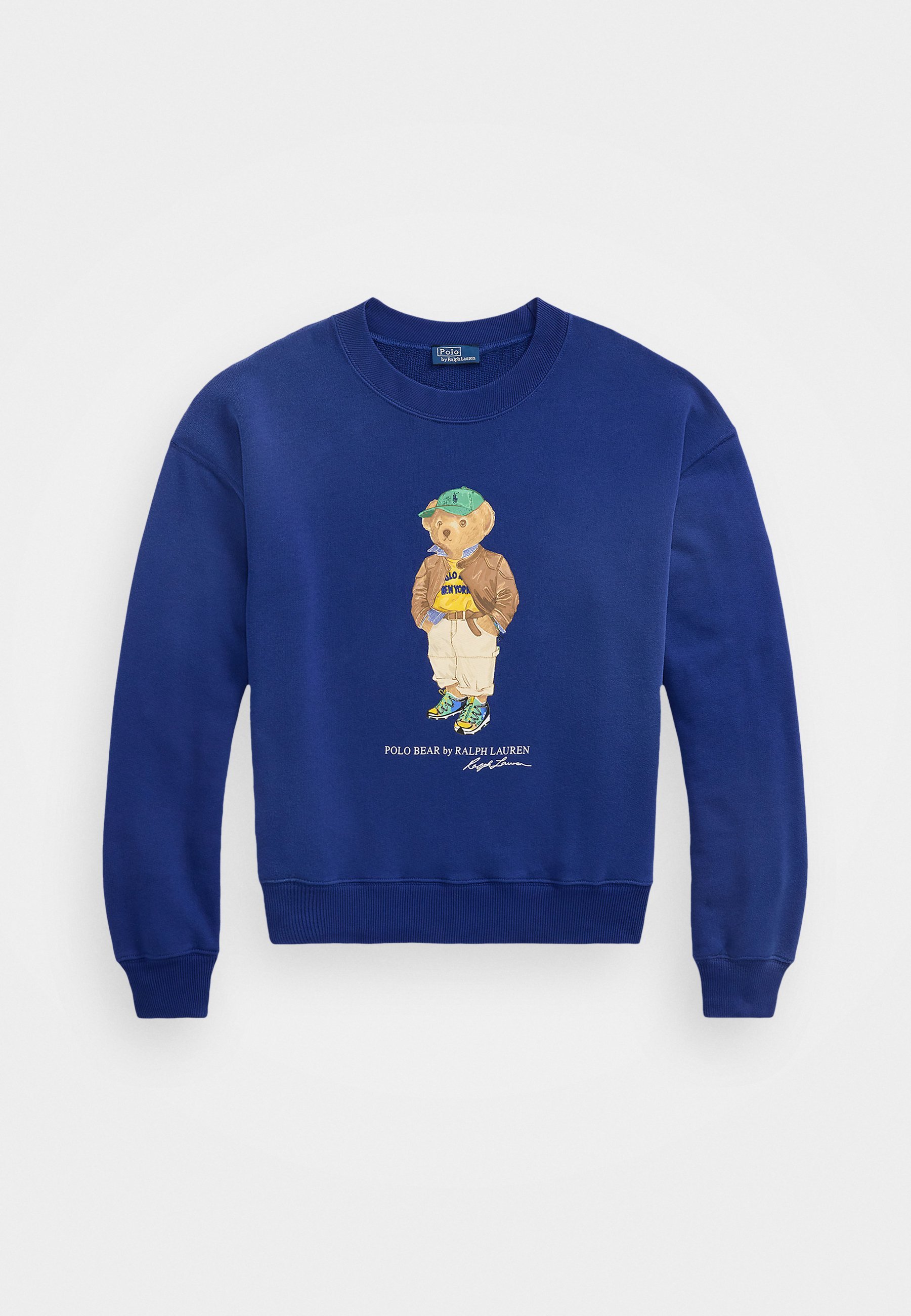 Polo Ralph Lauren POLO BEAR LIGHTWEIGHT FLEECE CREWNECK - Sweatshirt - blauw jacht