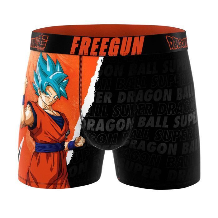 Boxer da uomo Freegun DRAGON BALL SUPER, Intimo da uomo - Viola (confezione da 4)