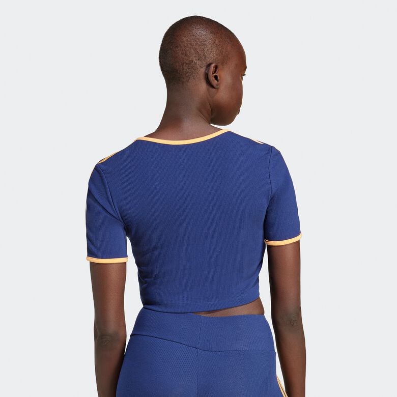 T-shirt a coste con cerniera, luminosità estiva