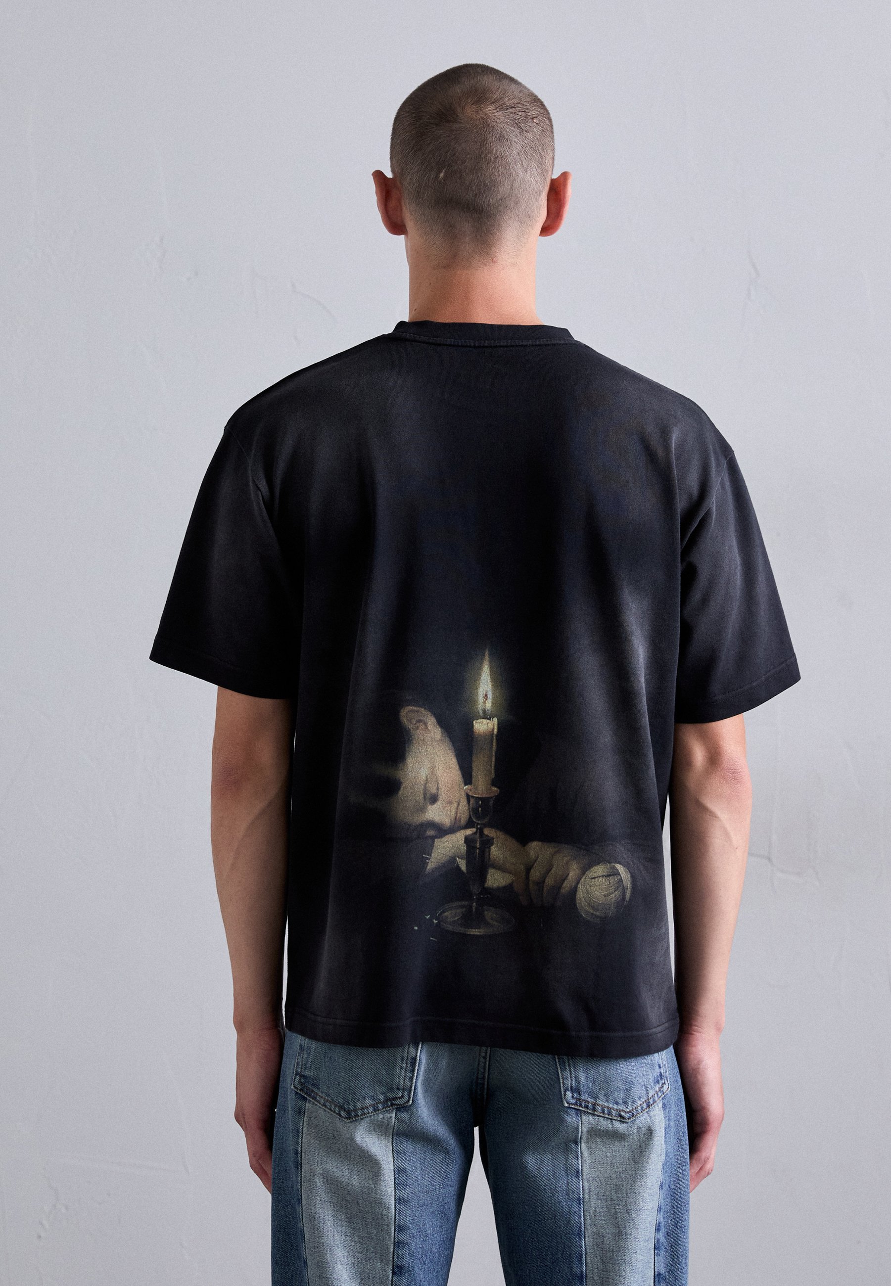 MISBHV RENAISSANCE - T-shirt met print - gewassen zwart