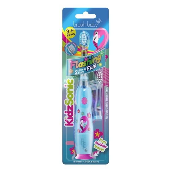 Spazzolino elettrico per bambini Baby Flamingo KidzSonic®