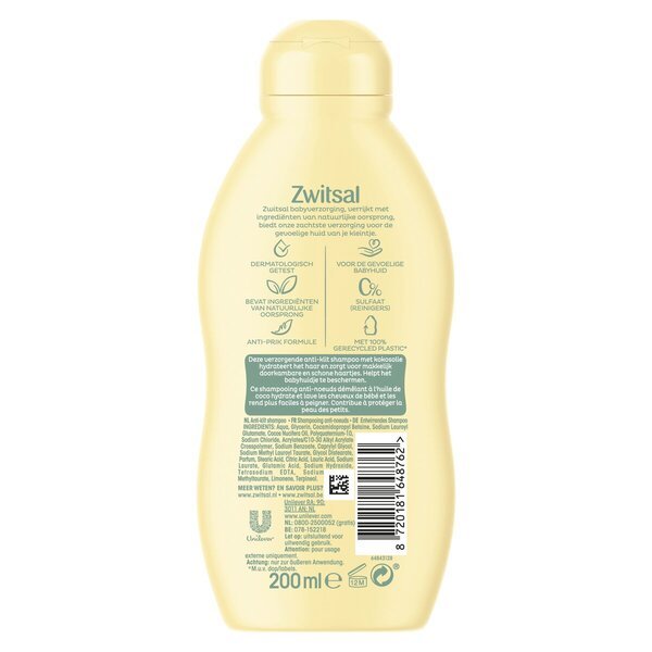 Zwitsal šampon proti klitozi<br>200 ml